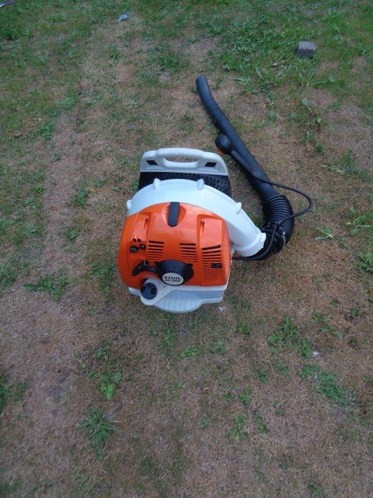 Stihl BR 350 bladblazer in nieuwstaat, Tuin en Terras, Ophalen, Benzine, Ruggedragen, Echo stihl husqvarna