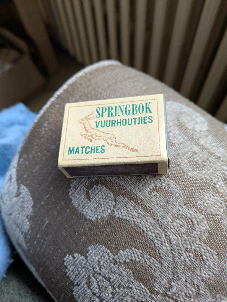 Springbok vuurhoutjies, Ophalen of Verzenden, Zo goed als nieuw, Luciferdoosjes of -merken