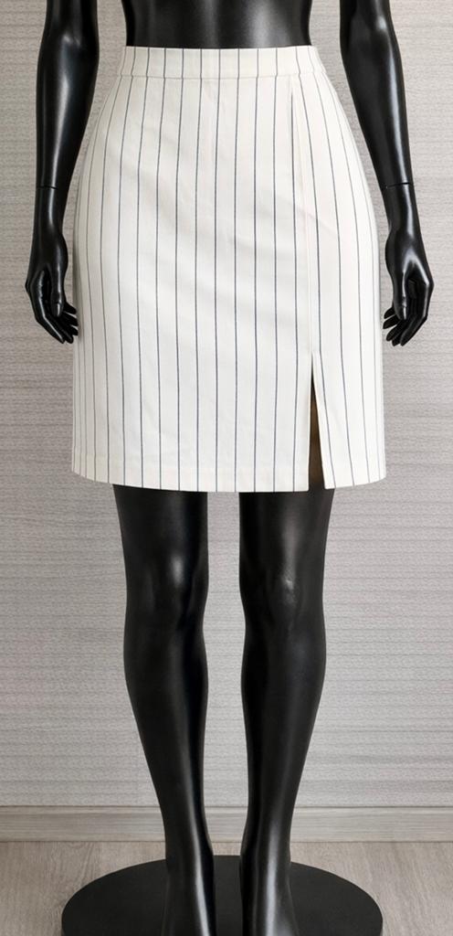 Jupe droite taille S, Kleding | Dames, Rokken, Ophalen, Wit, Knielengte, Maat 36 (S)
