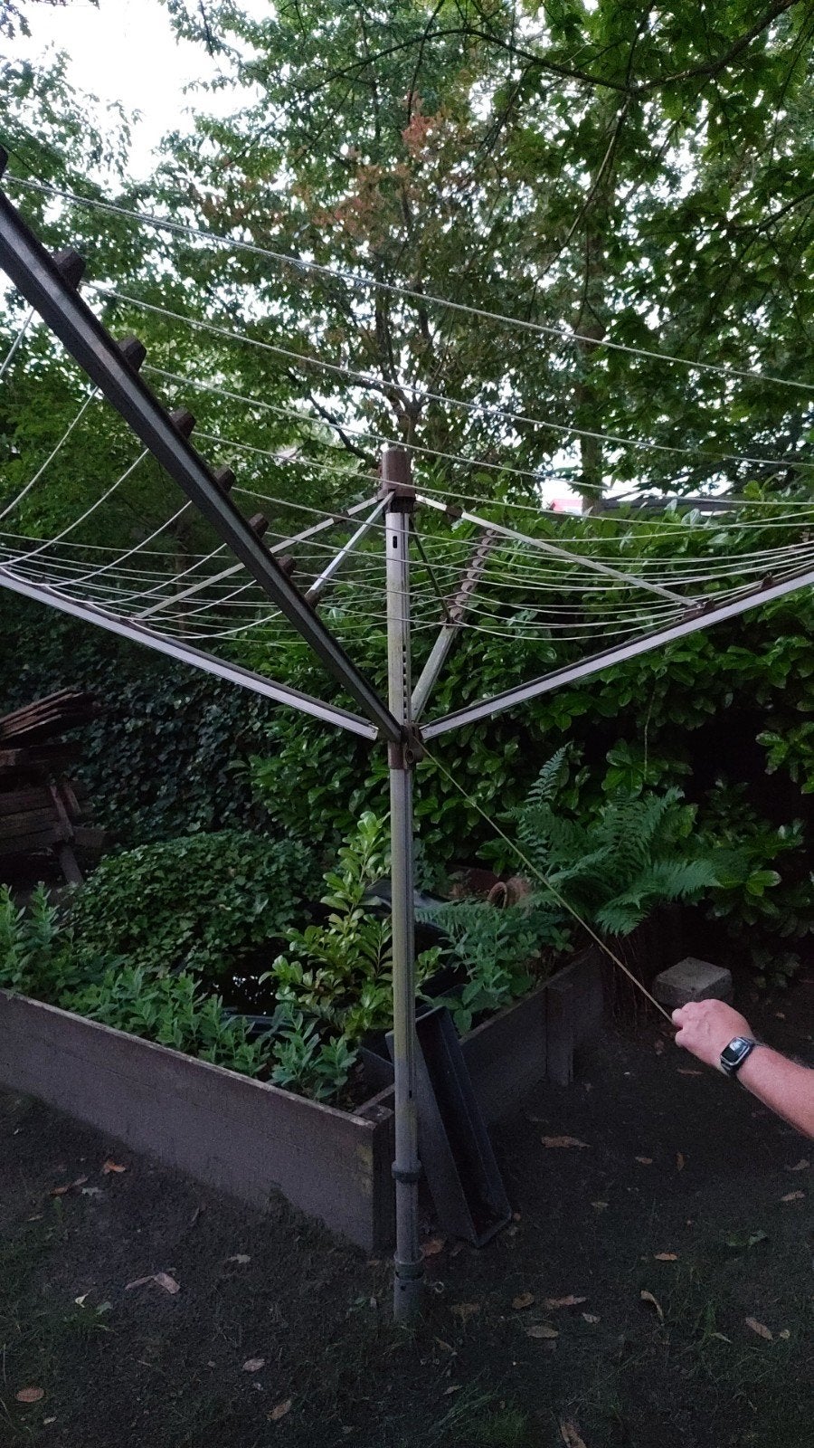 Stevige droogmolen met inklapmechanisme – Inclusief metalen, Ophalen, Droogmolen