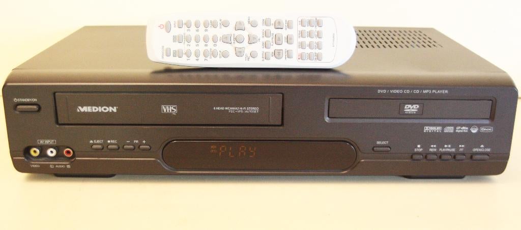 Medion MD82051 Videorecorder & DVD In Eén Toestel / 6 Head, Enlèvement ou Envoi, Comme neuf