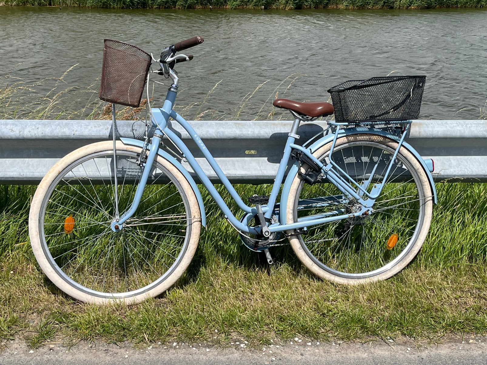 Stadfiets elops, Fietsen en Brommers, Fietsen | Dames | Damesfietsen, Gebruikt, Overige merken, (Extra) lage instap, Versnellingen