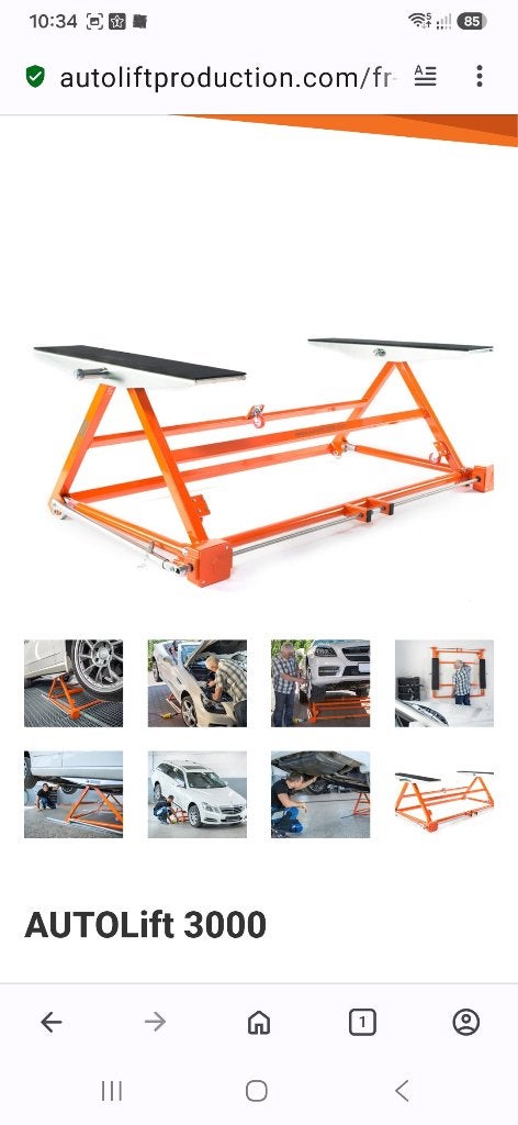 Autolift 3000 Système de levage pour voiture., Auto diversen, Overige Auto diversen, Ophalen
