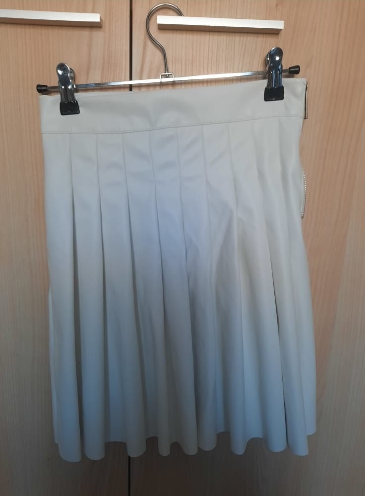 Leren rokje, Kleding | Dames, Ophalen, Wit, Nieuw, Famous store