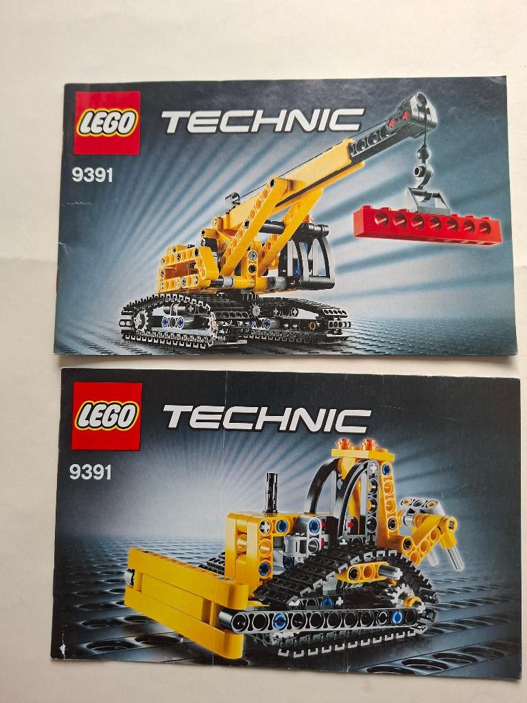 LEGO TECHNIC 9391 Crawler Crane (Tracked Crane), Ophalen of Verzenden, Complete set, Lego