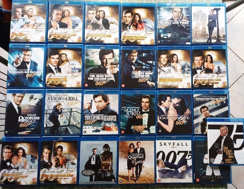 blu ray THE JAMES BOND COLLECTION 25+1  (1 keer gespeeld ), Cd's en Dvd's, Ophalen of Verzenden, Zo goed als nieuw