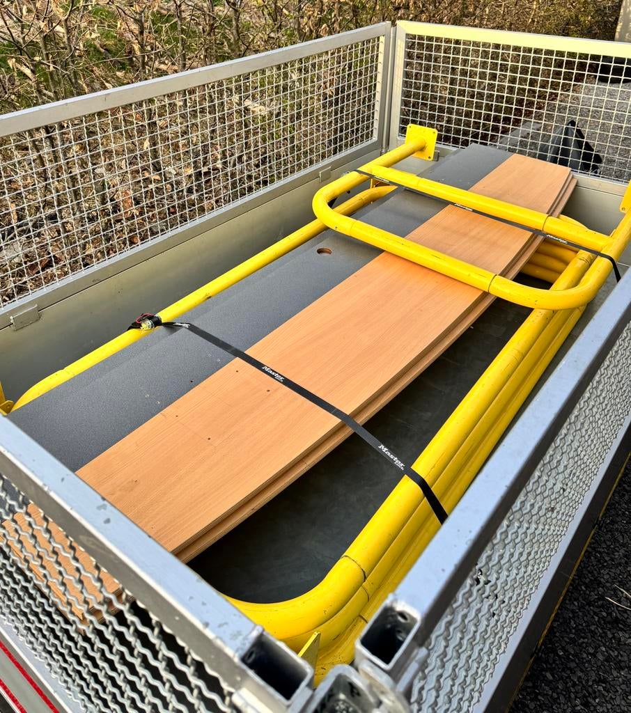 5 Rembardes de sécurité double renfort 2x1 + 1x 1x1, Articles professionnels, Enlèvement