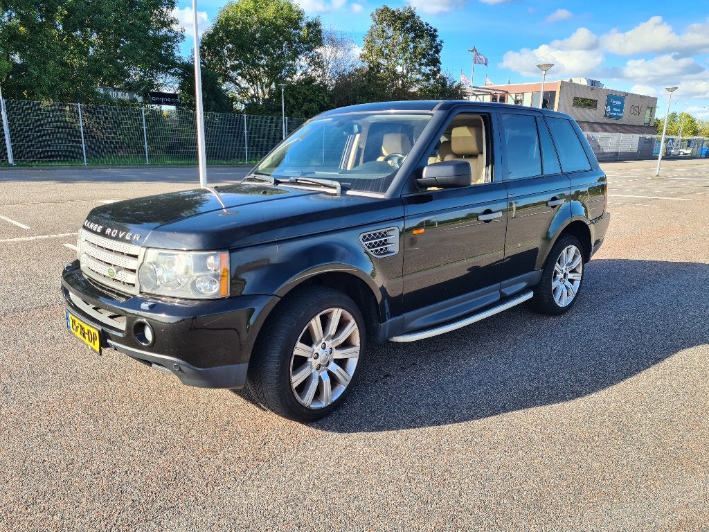 Range Rover Sport L320 3.6 TDV8 2008 Diesel Zwart, Automaat, Beige, Zwart, Leder