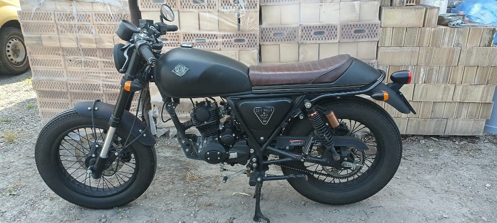 Archive 50cc cafe racer, 4 vitesses, Classe B (45 km/h), Enlèvement, Utilisé