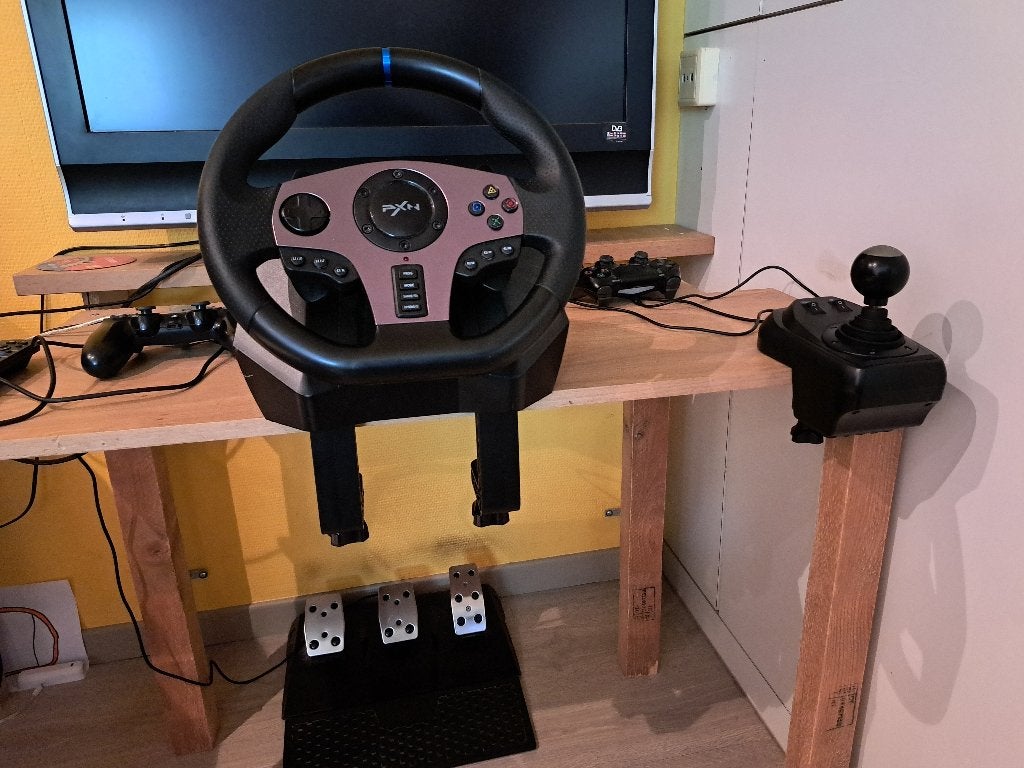 Pédales de direction Pxn v9, Réglable, Volant de course, Autres marques, PlayStation
