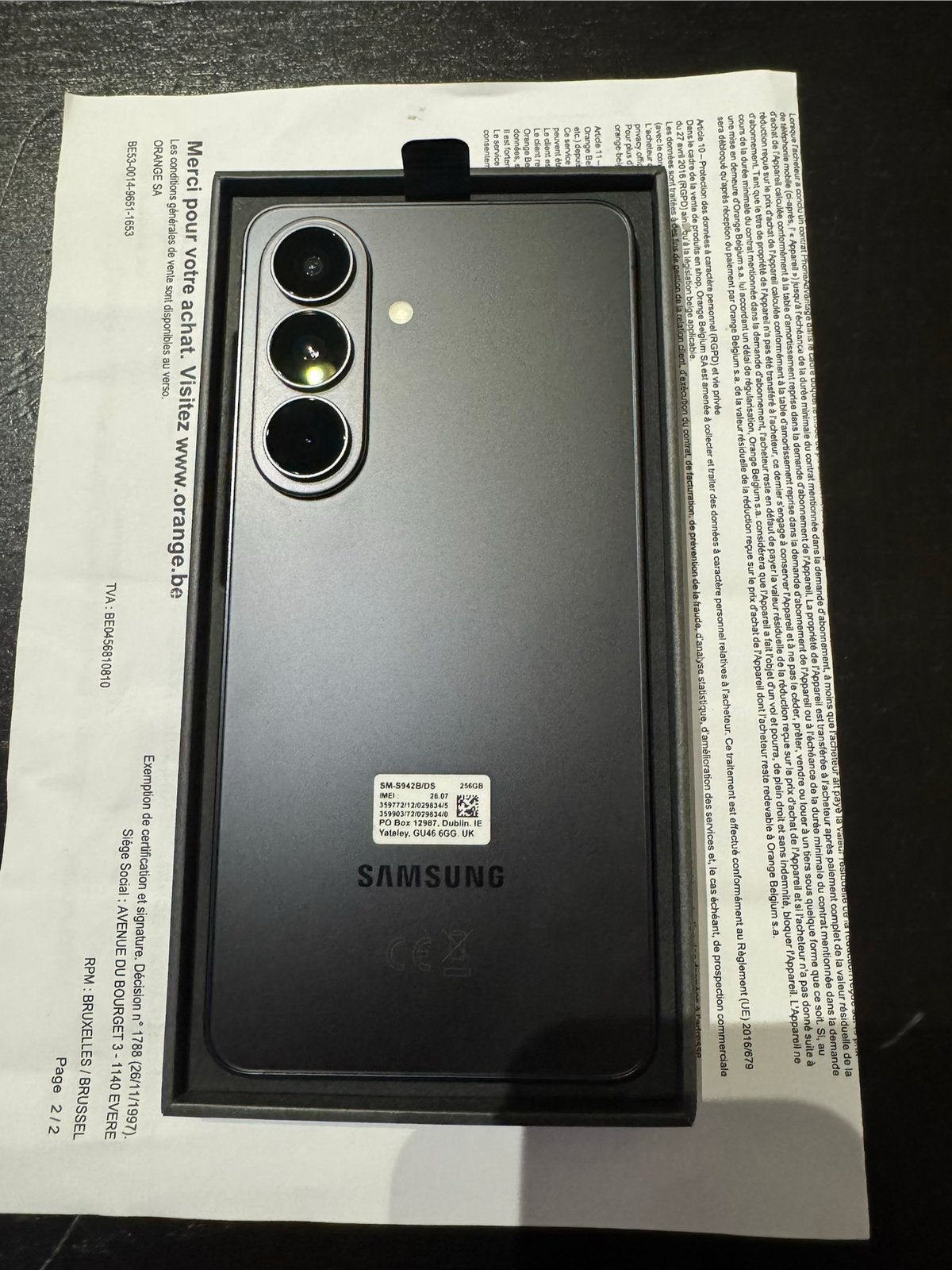 Samsung s26 neuf avec facture  Achat il y a 3 jours, Enlèvement ou Envoi, Comme neuf