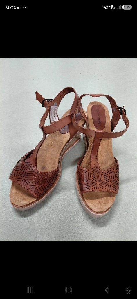 Sandalen Hush Puppy's mt 39, Vêtements | Femmes, Chaussures, Espadrilles, Enlèvement ou Envoi, Comme neuf, Brun