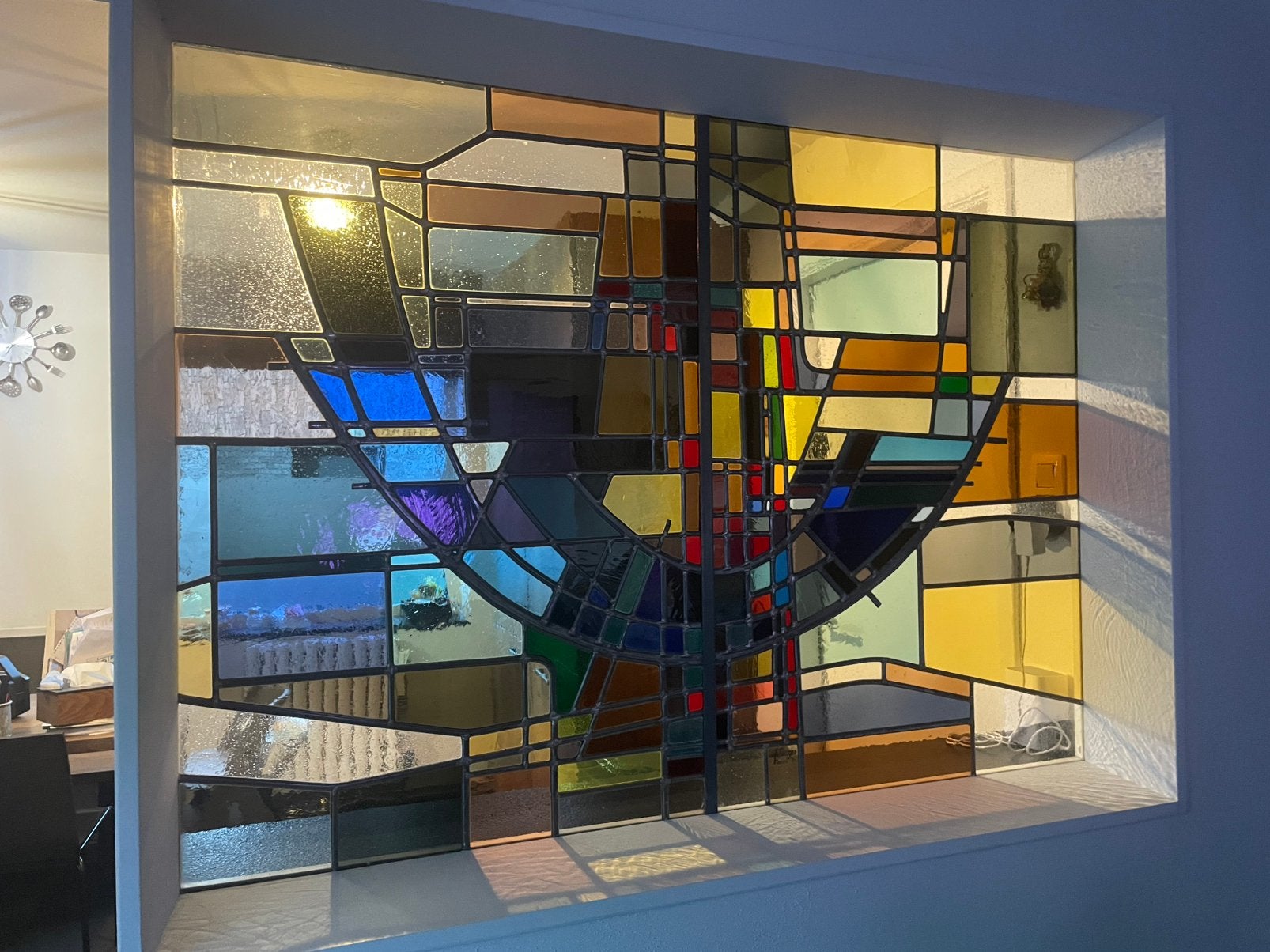 Glas in lood - Frans Slangen, Antiek en Kunst, Ophalen