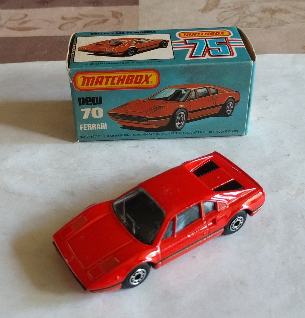 Matchbox #70 Ferrari 308 GTB, Ophalen of Verzenden, Zo goed als nieuw, Auto