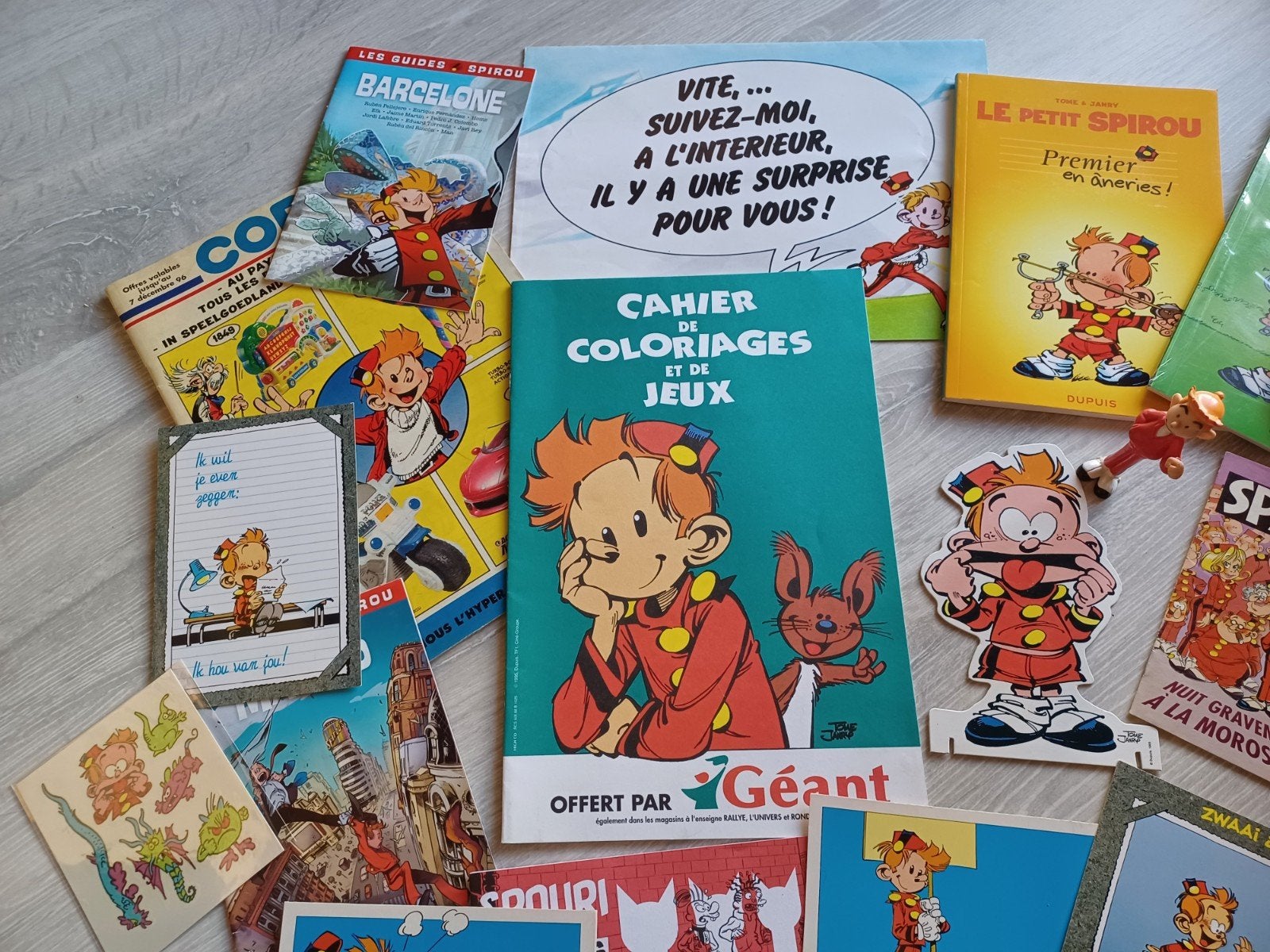 Lot Robbedoes -  (petit) Spirou, Verzamelen, Ophalen of Verzenden, Guust of Robbedoes, Gebruikt