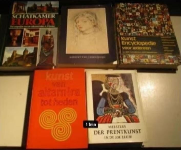 5 Prima Kunstboeken - allerlei, Boeken, Ophalen of Verzenden, Zo goed als nieuw