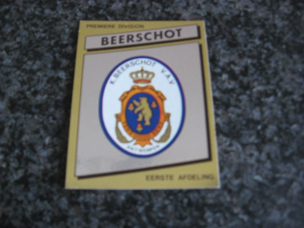 Autocollant K Beerschot VAV Panini avec logo Football 89, Enlèvement ou Envoi, Neuf, Affiche, Image ou Autocollant