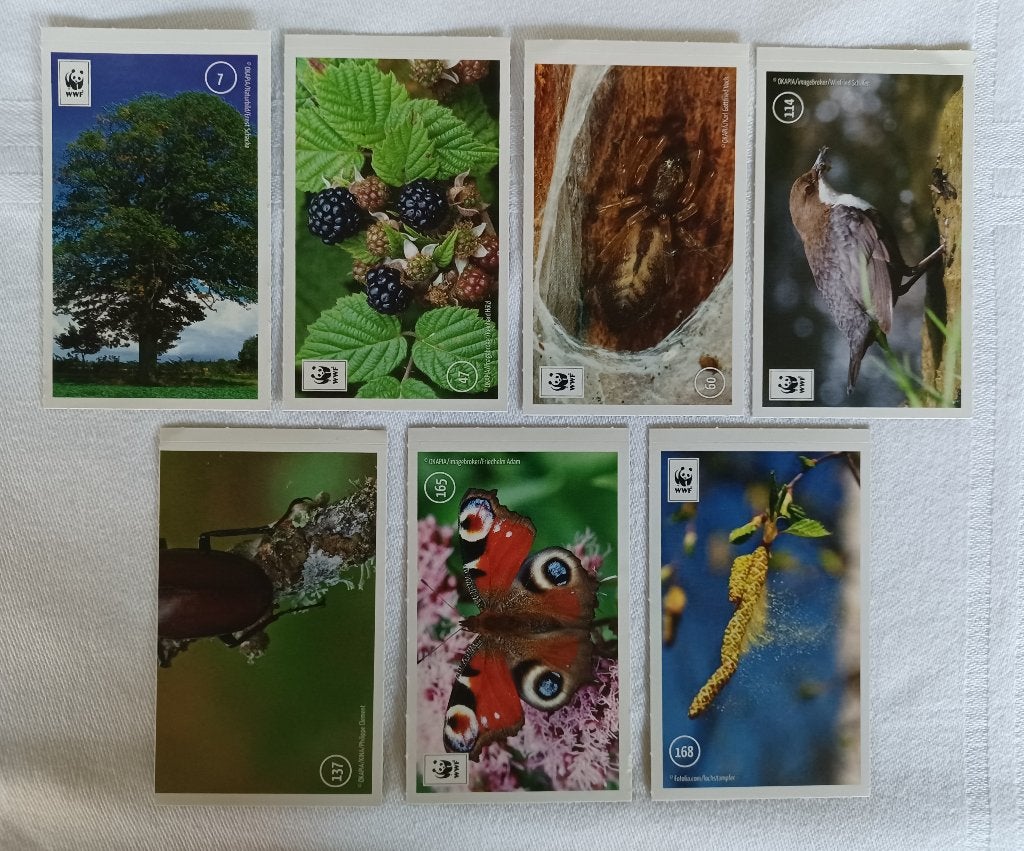7 autocollants WWF (2012), Enlèvement ou Envoi, Comme neuf, Plusieurs autocollants