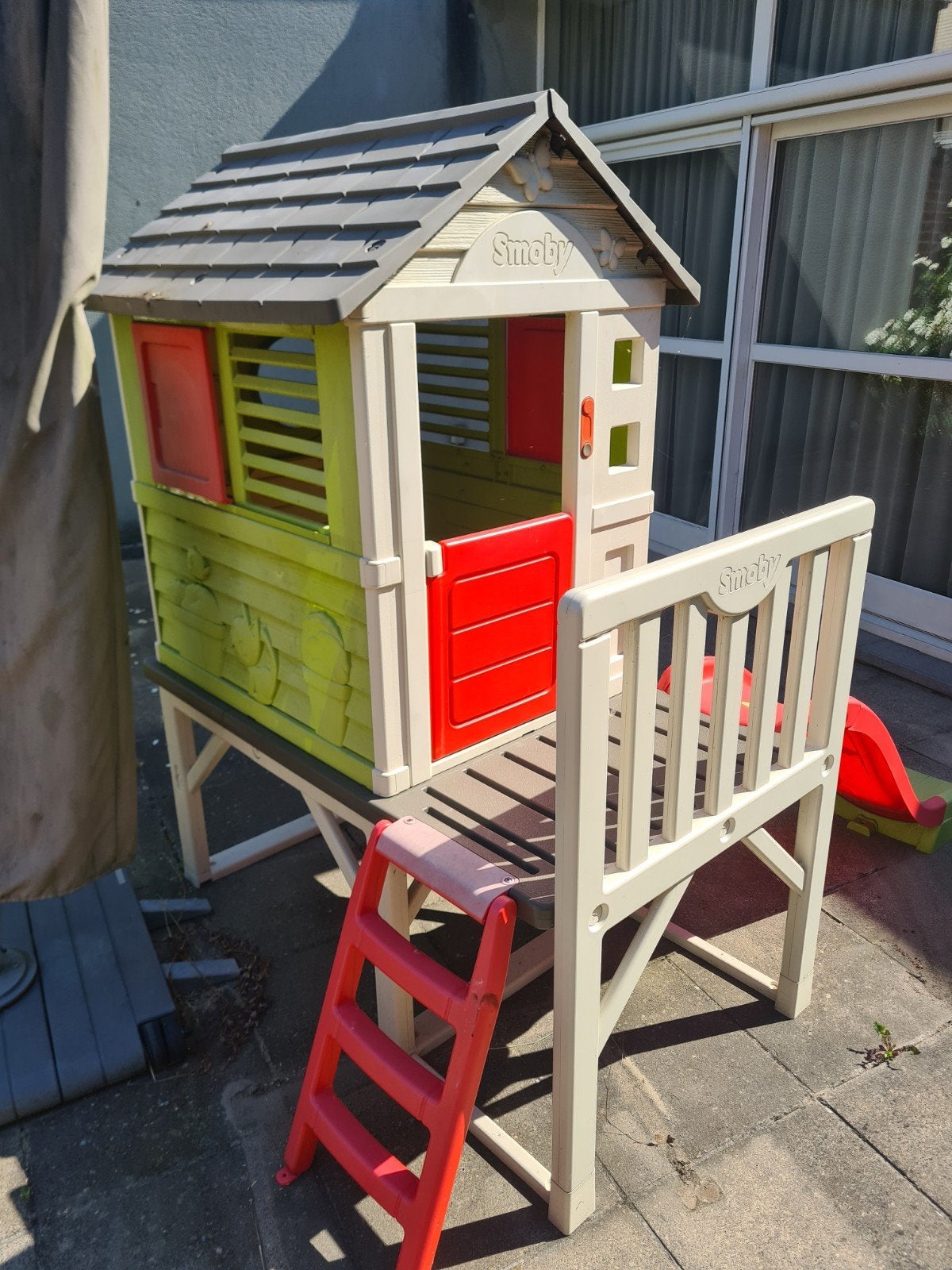 Speelhuisje Smoby, Ophalen