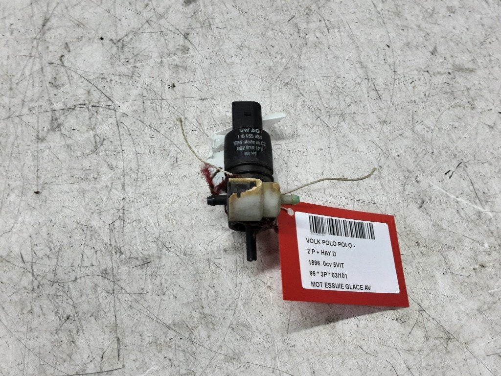 MOTEUR ESSUIE-GLACE AVANT Polo III (6N2) (1J6955651), Autos : Pièces & Accessoires, Volkswagen, Mevr. I. Hauben, Utilisé, Rue de l'Espoir 34 34
4030  GRIVEGNÉE, BE