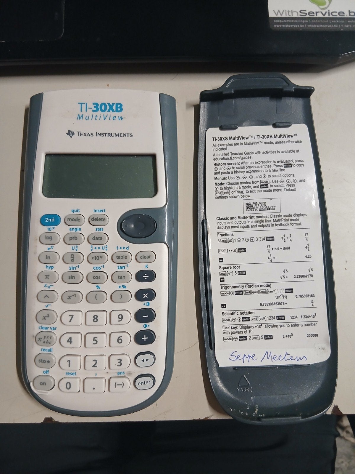Rekenmachine TI-30XB, Divers, Calculatrices, Enlèvement ou Envoi