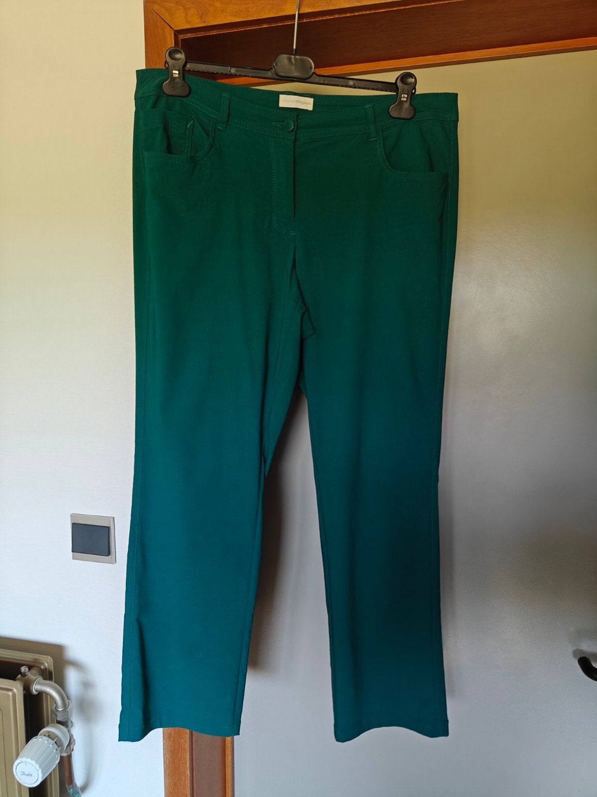 Pantalon bleu pomme vert d'eau Corinna taille 44/46, Enlèvement ou Envoi, Taille 42/44 (L)