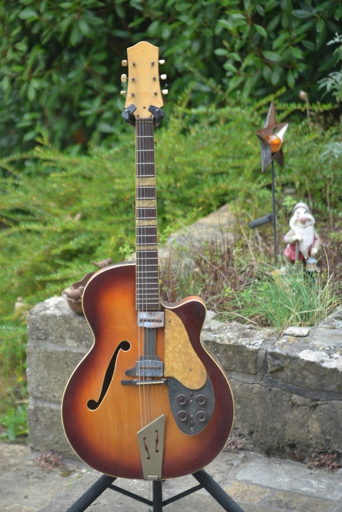 Framus jazzgitaar van voor 1959, Muziek en Instrumenten, Ophalen, Gebruikt, Hollow body, Overige merken