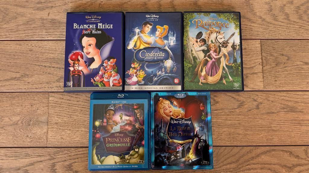 Cendrillon, Blanche Neige, Raiponce – Blu-Ray, Enlèvement ou Envoi, Comme neuf, Dessins animés et Film d'animation
