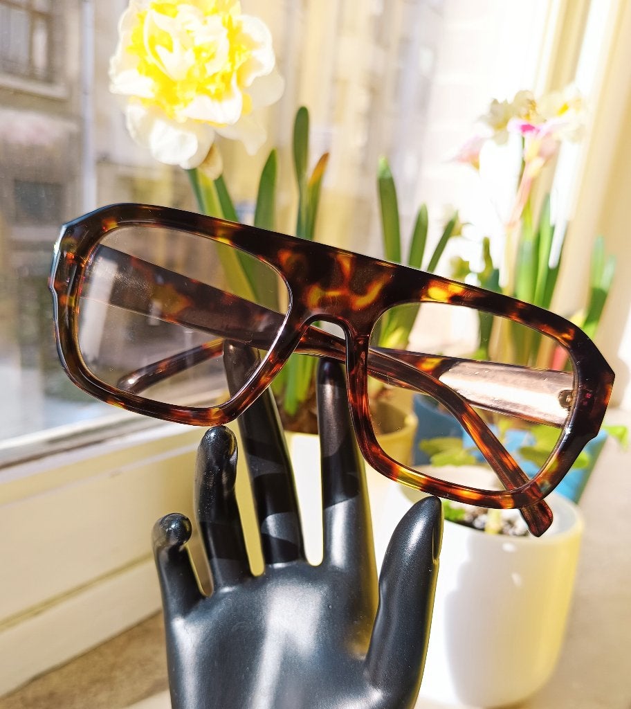 Glasses retro style unisex, Overige merken, Bruin, Ophalen of Verzenden, Zo goed als nieuw