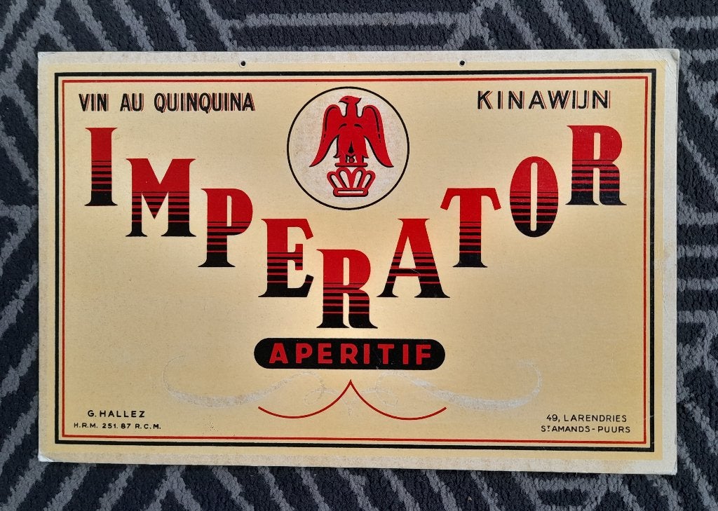 Kartonreclame Imperator  -  Sint Amands  -  Puurs, Verzamelen, Verzenden, Zo goed als nieuw
