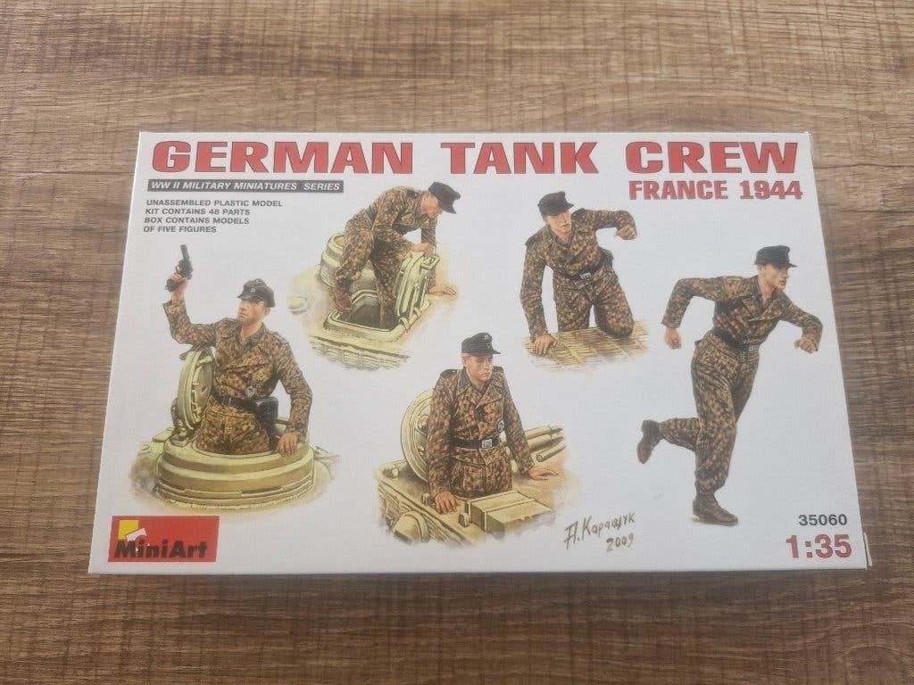 Miniart 1/35 German Tank Crew France 1944, Ophalen of Verzenden, Nieuw, 1:35 tot 1:50, Figuur of Figuren