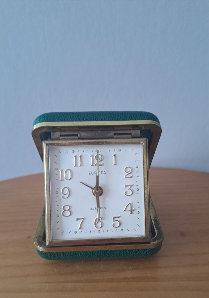 Vintage reiswekker Europa, Ophalen of Verzenden