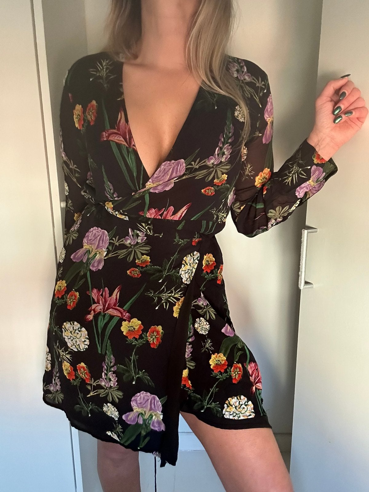 Zara kleedje jurk M 38, Kleding | Dames, Maat 38/40 (M), Knielengte, Gedragen, Meerkleurig