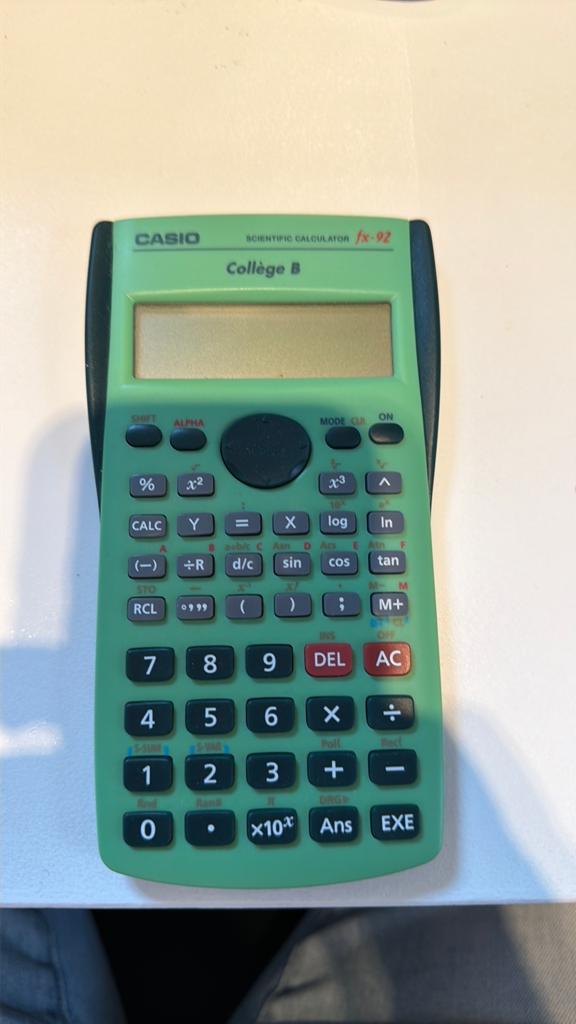 Casio rekenmachine fx92, Diversen, Ophalen, Zo goed als nieuw