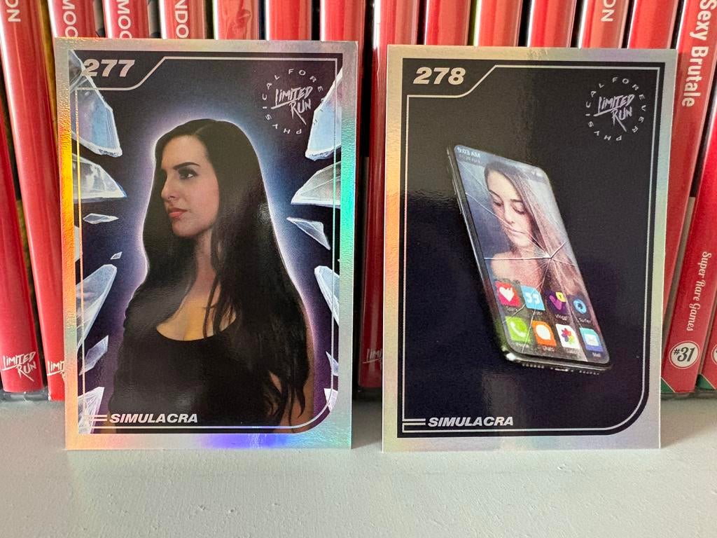Simulacra Limited Run Collector Card Silver #277 + 278, Enlèvement, Comme neuf