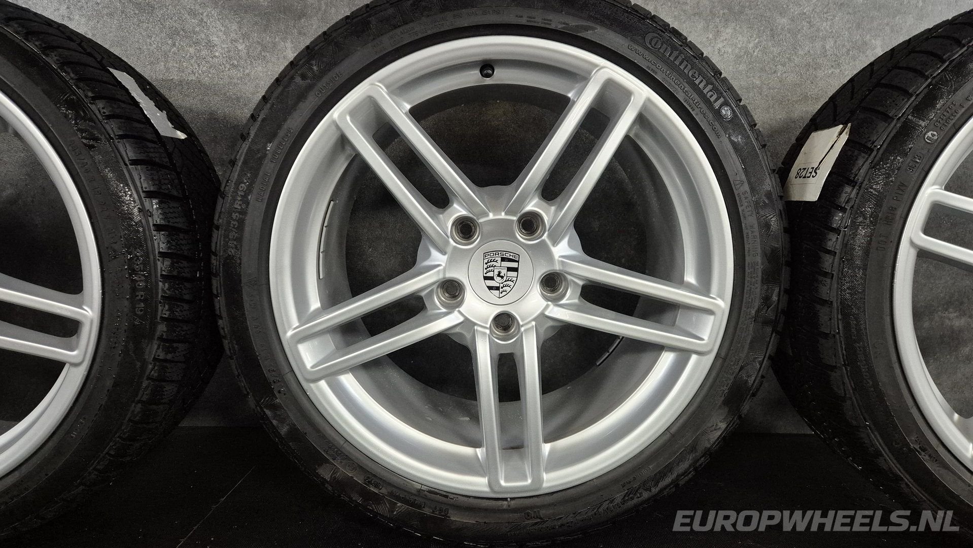 19 inch Porsche carrera 911 991 velgen 19 inch winterbanden, Auto-onderdelen, 19 inch, Gebruikt, -, -