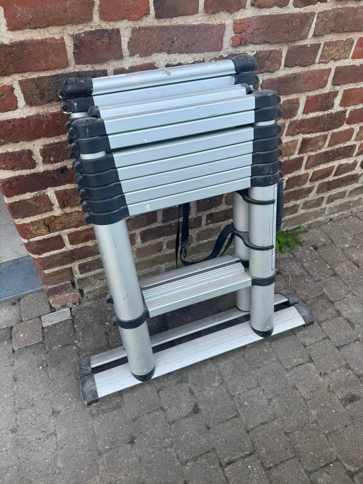 Échelle télescopique Telesteps 60630 Combi 3m - Pro, Bricolage & Construction, 2 à 4 mètres, Pliable ou rétractable/escamotable