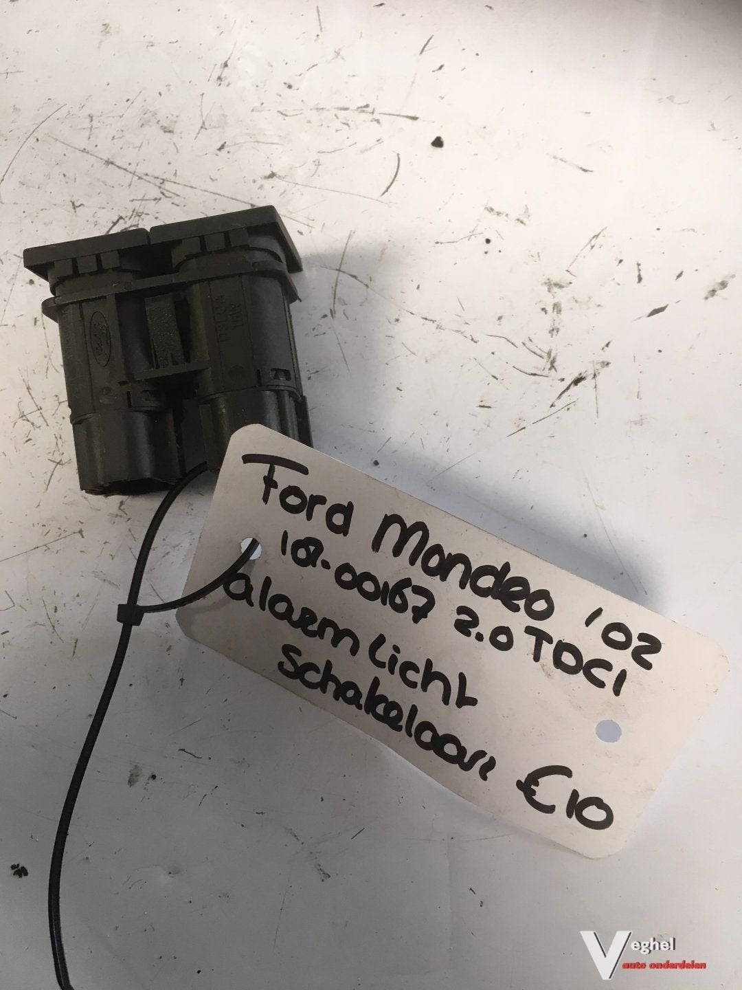ford mondeo 2002 Alarmlichtschakelaar, Gebruikt, -, -, Ophalen of Verzenden