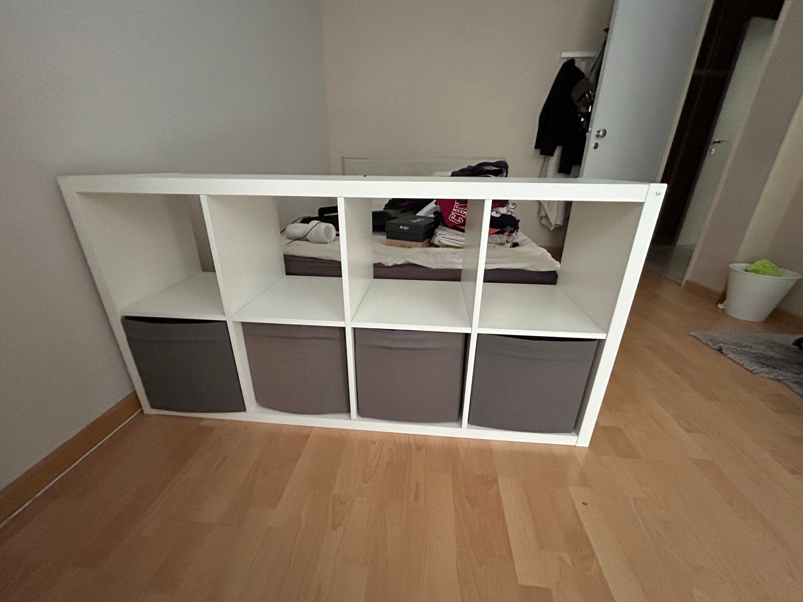 Étagère, blanc, 77x147 cm, 8 case, Maison & Meubles, Armoires | Armoires à chaussures, Enlèvement, Comme neuf