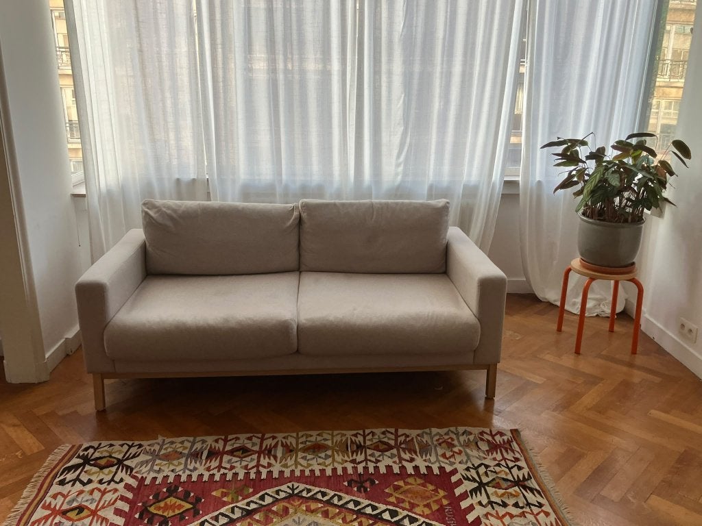 Bolia North bankstel beige, 75 à 100 cm, Comme neuf, Enlèvement, Deux personnes