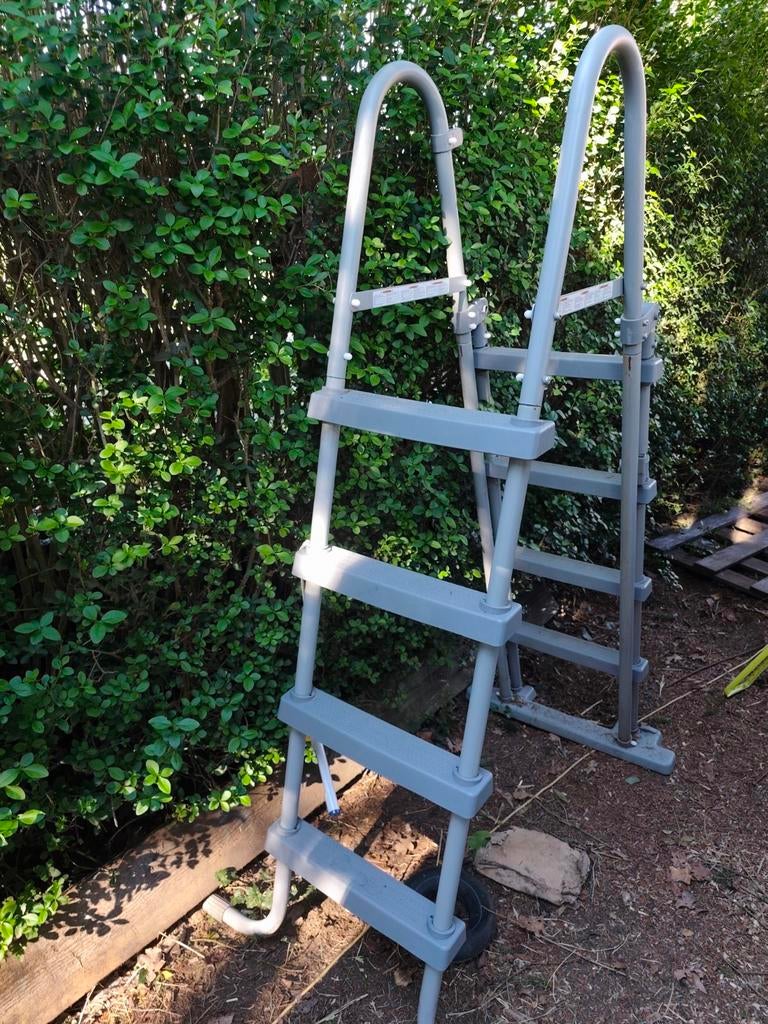 Zwembadladder, Ophalen, Ladder