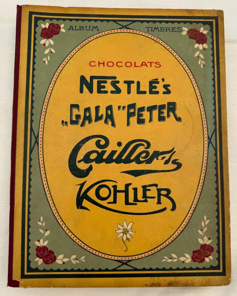 Antiek chromo-album-Nestle-Gala Peter- Cailler compleet, Gebruikt, Verzenden, Voor 1940, Prent