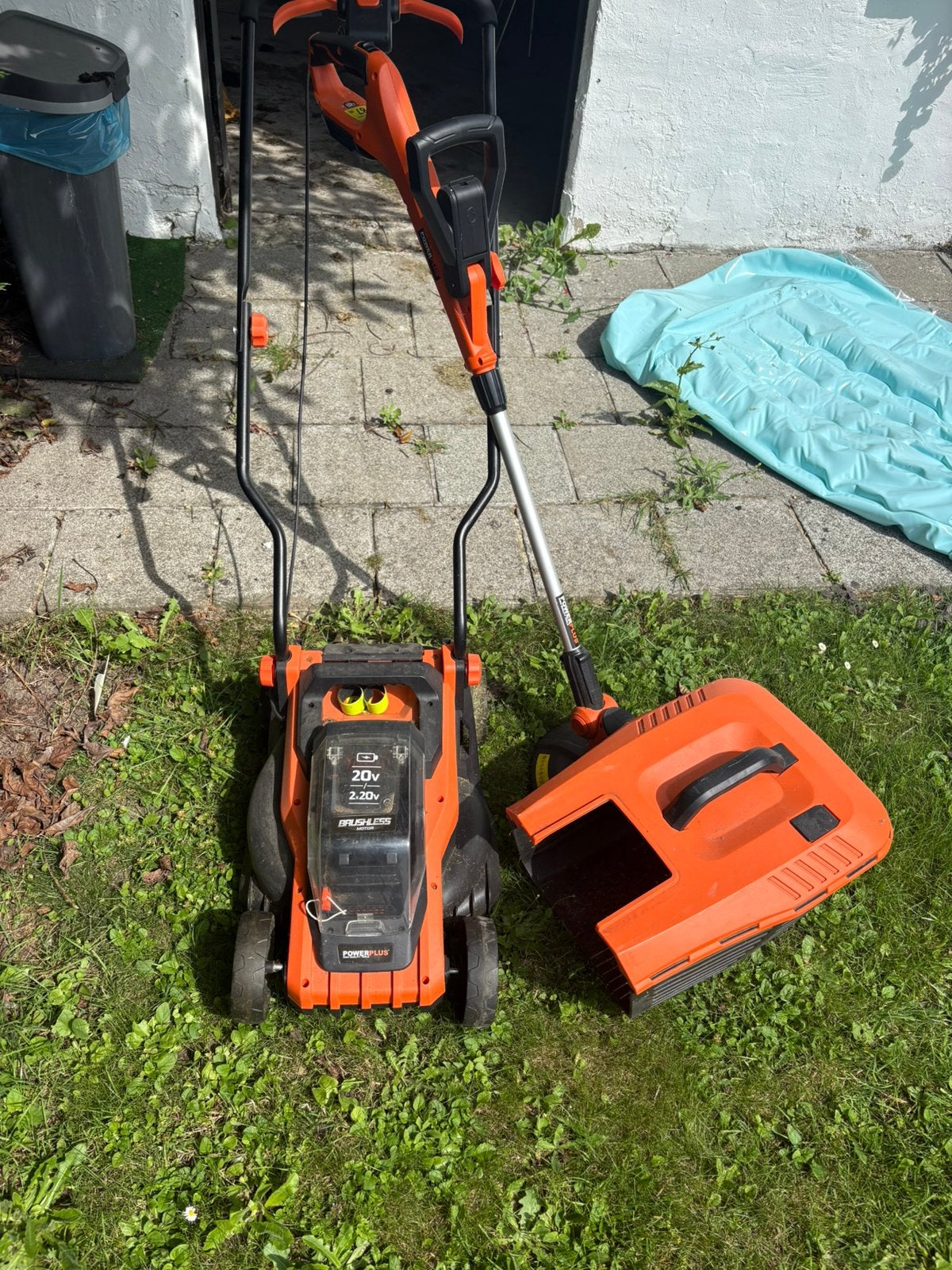 tondeuse à gazon, Jardin & Terrasse, Tondeuses à gazon, Enlèvement, Utilisé, Tondeuses à gazon sur batterie