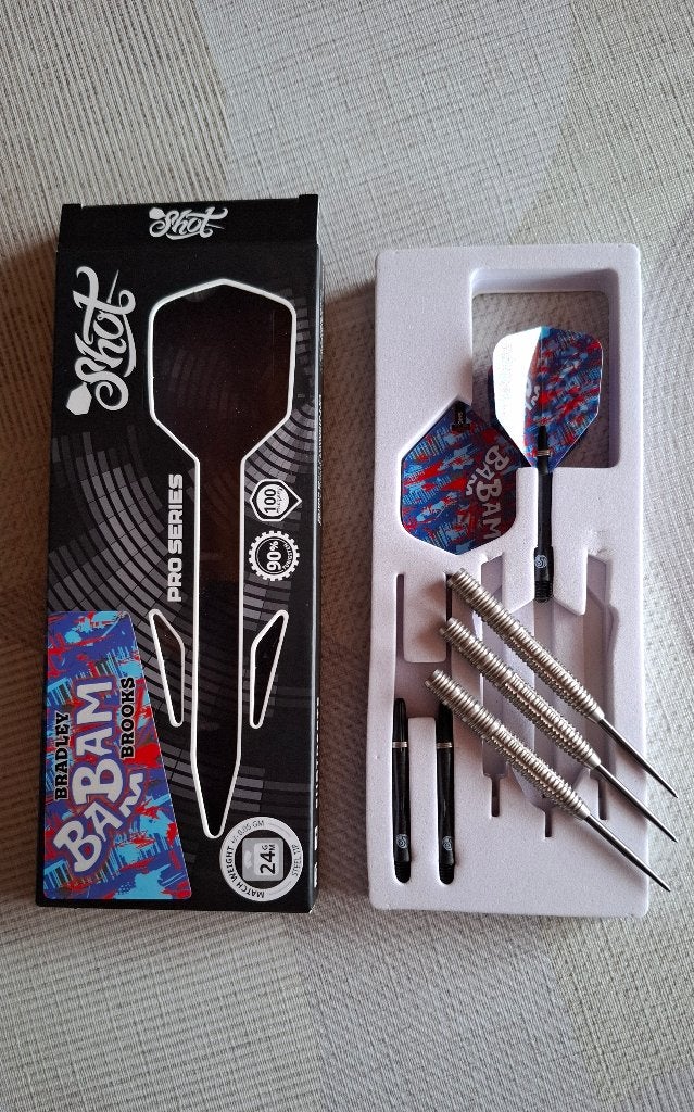 Darts shot bradley brooks, Sport en Fitness, Darts, Ophalen of Verzenden, Pijlen