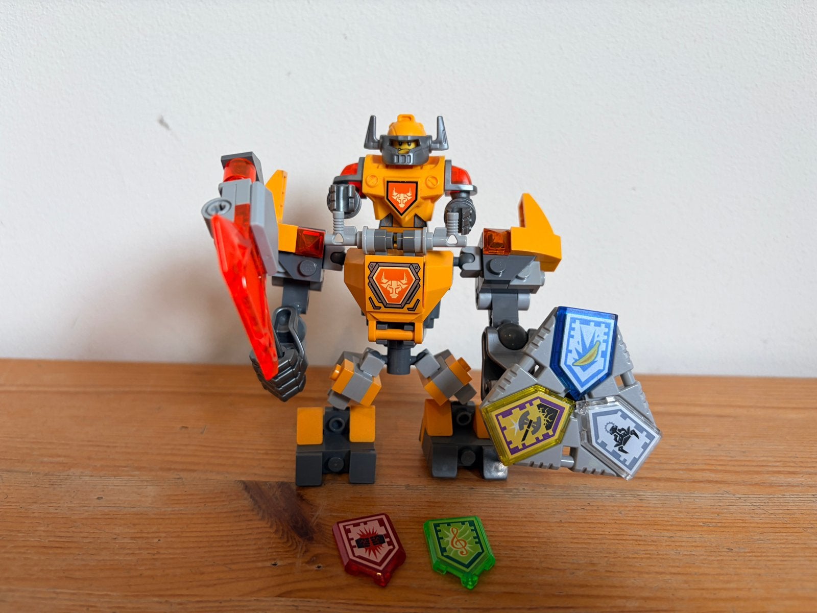 Lego Nexo Knights Strijdharnas Axl (set 70365), Lego, Ensemble complet, Comme neuf, Enlèvement