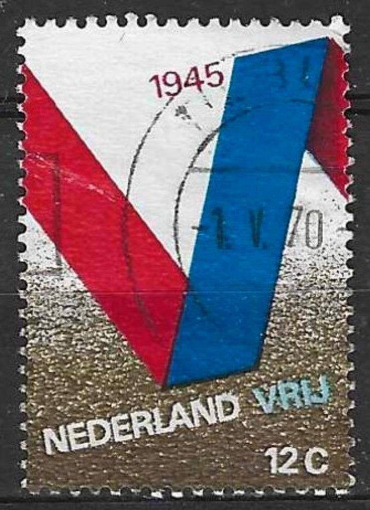 Pays-Bas 1970 - Yvert 913 - 25 ans de la libération (ST), Timbres & Monnaies, Timbres | Pays-Bas, Envoi, Affranchi