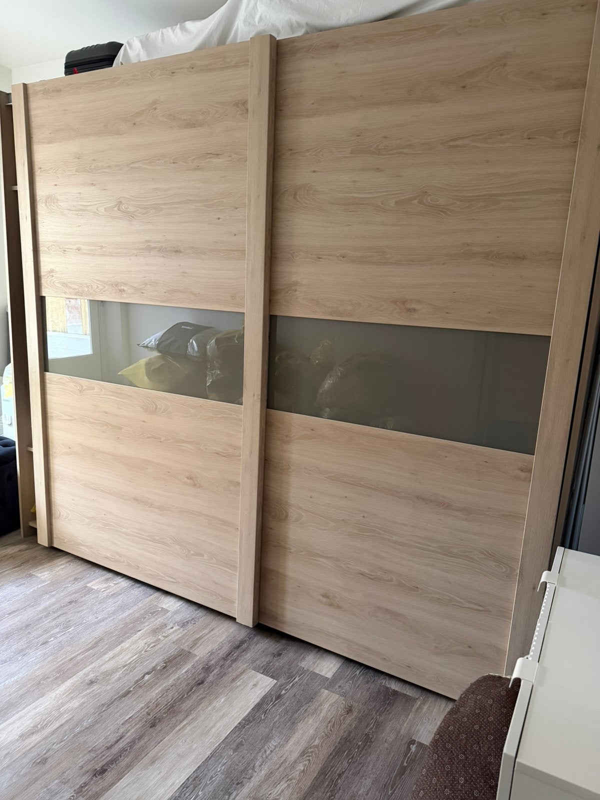 Grande armoire à portes coulissantes, Enlèvement, Utilisé