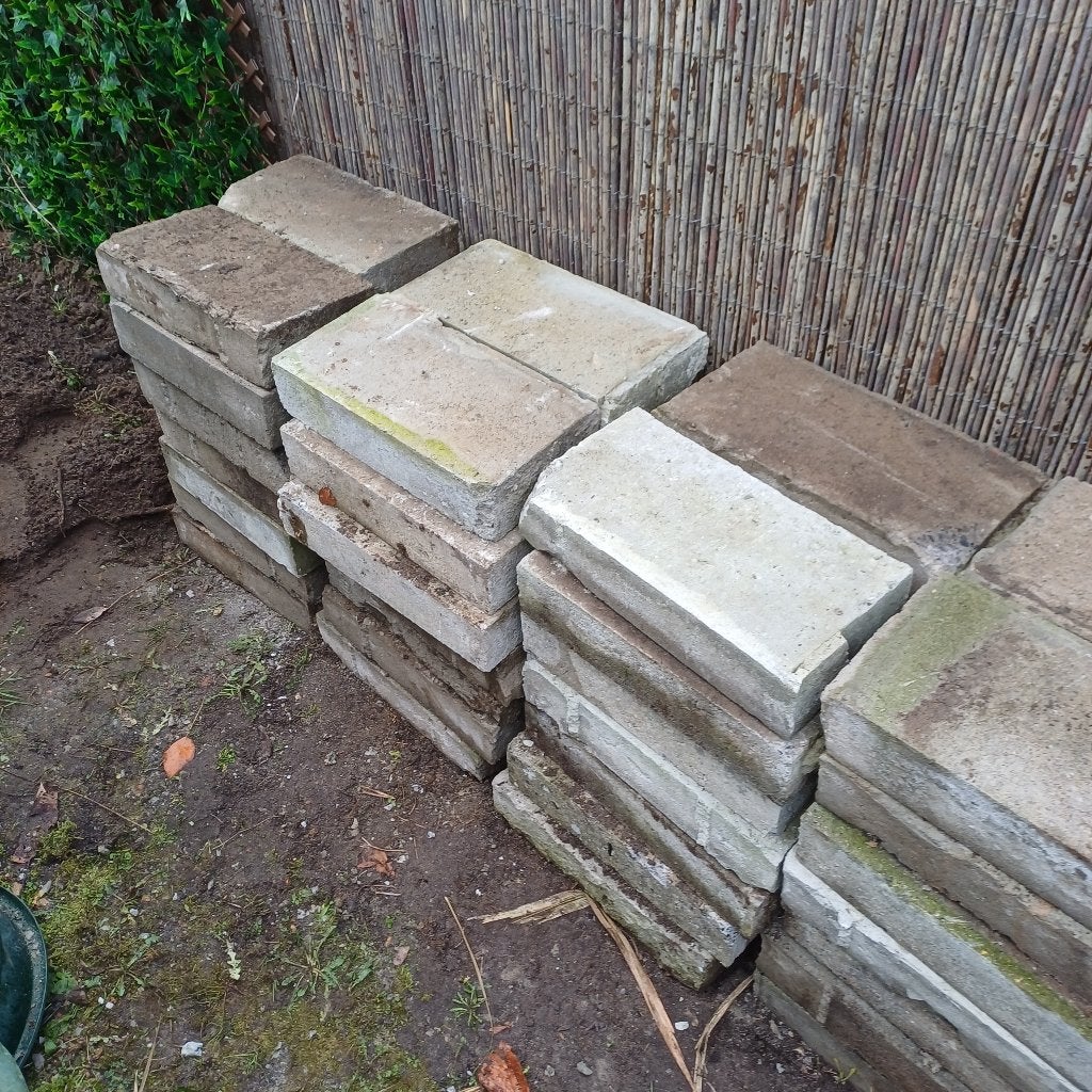 Betonblokken, Bricolage & Construction, Briques, Enlèvement, Utilisé, Béton