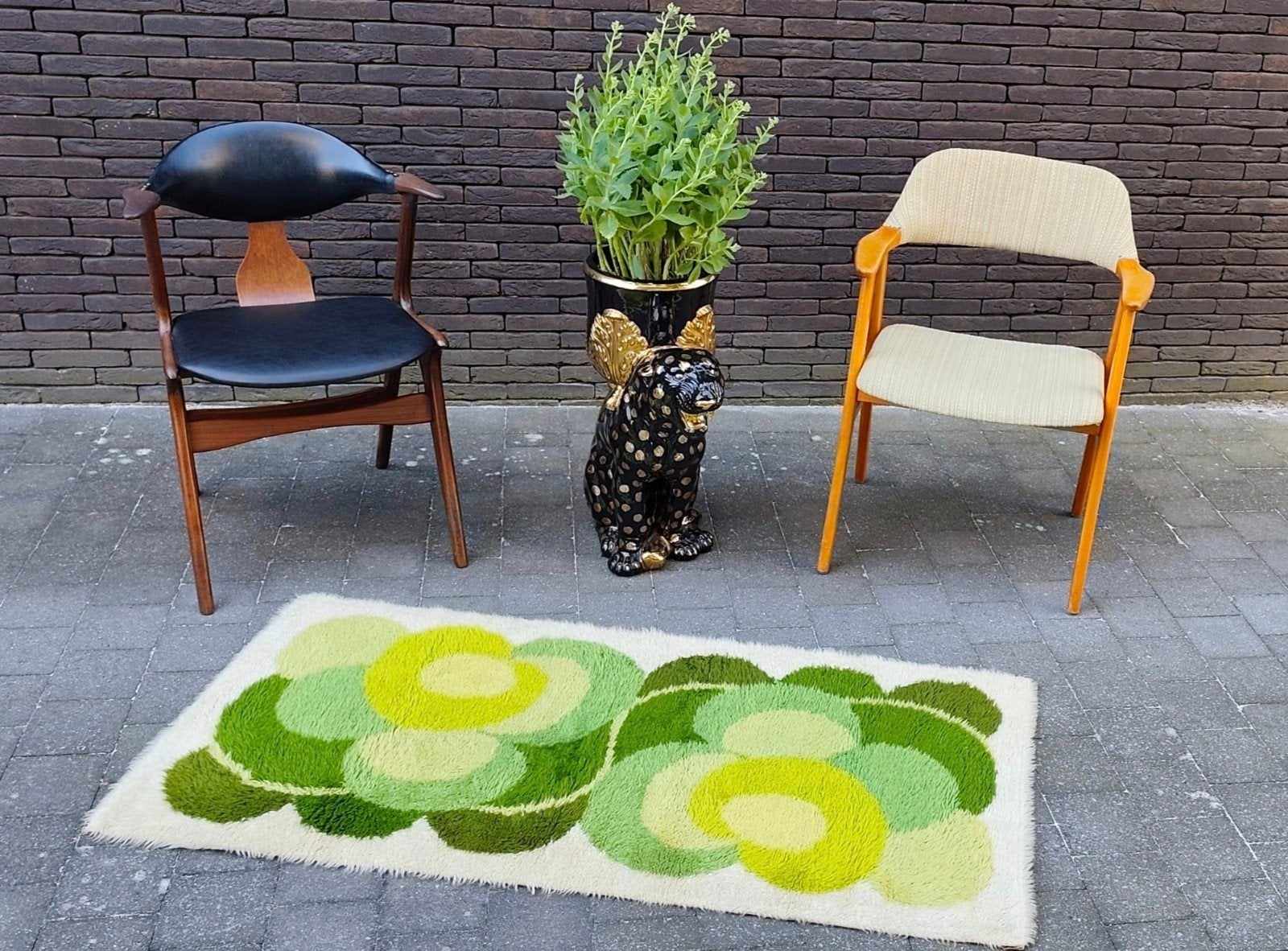 Vintage Stoelen
, Desso mat en bloempot, Ophalen