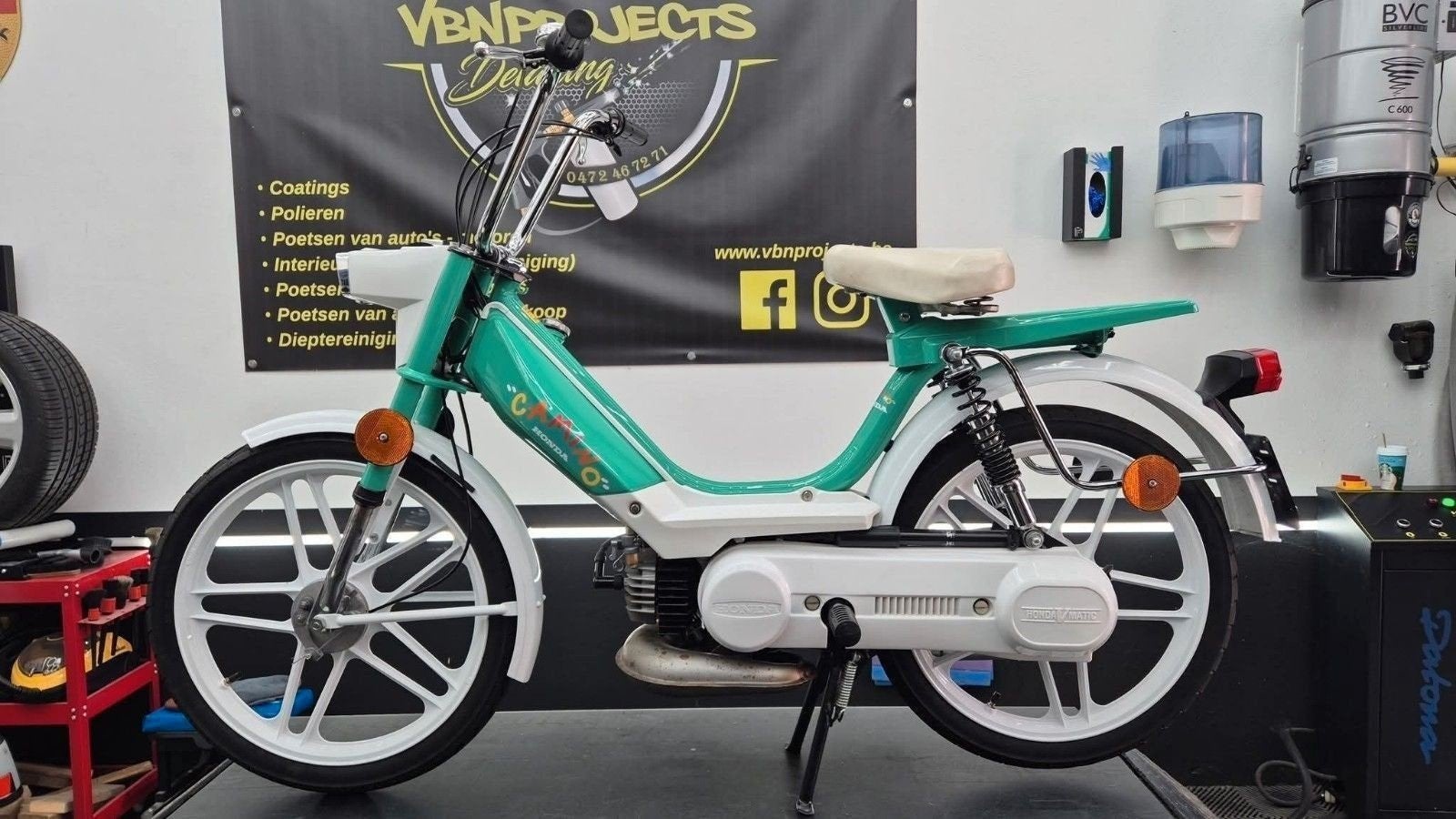 Honda camino funny, Ophalen